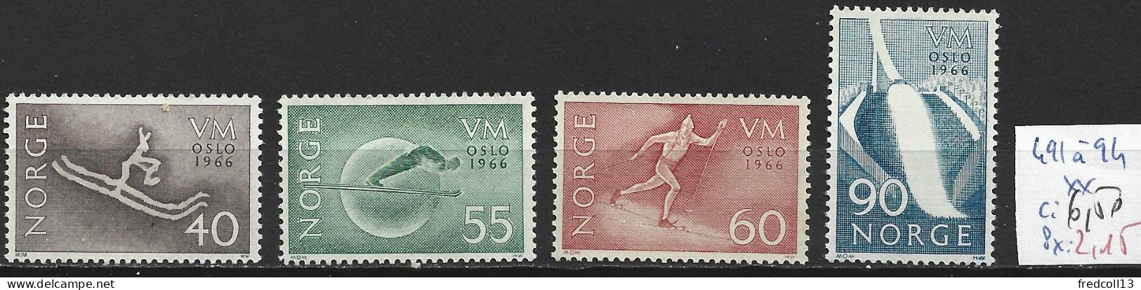 NORVEGE 491 à 94 ** Côte 6.50 € - Unused Stamps