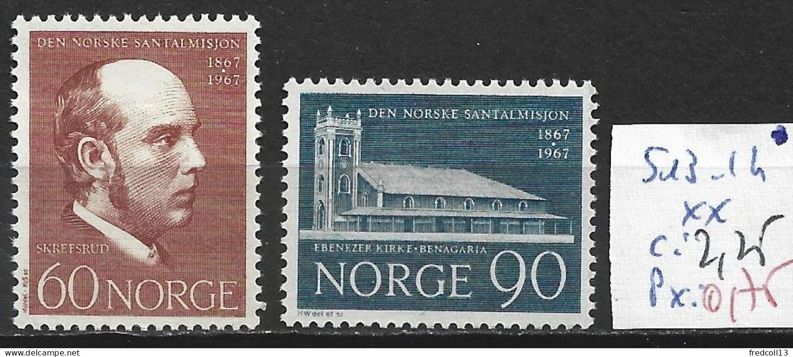 NORVEGE 513-14 ** Côte 2.25 € - Unused Stamps