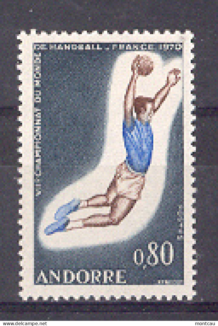 Andorra -Franc 1970 Balonmano. Y=201 E=221 - Balonmano