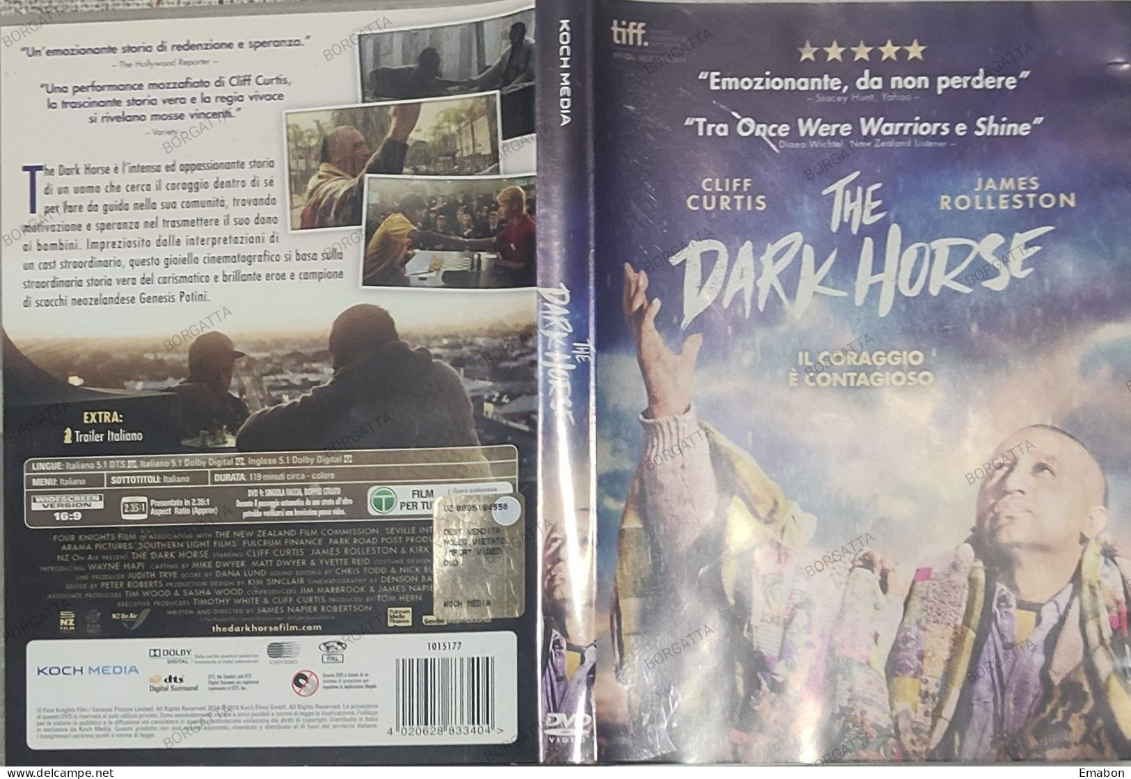 BORGATTA - DRAMMA - Dvd THE DARK HORSE IL CORAGGIO E' CONTAGIOSO - PAL 2 - KOCHMEDIA 2014 -  USATO In Buono Stato - Drama