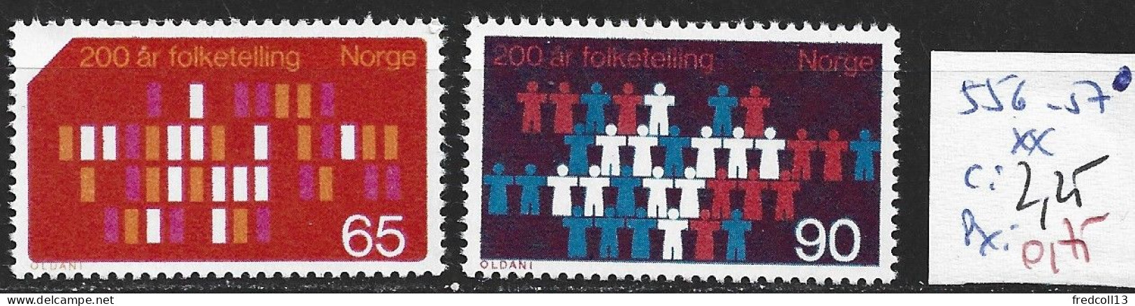 NORVEGE 556-57 ** Côte 2.25 € - Ungebraucht