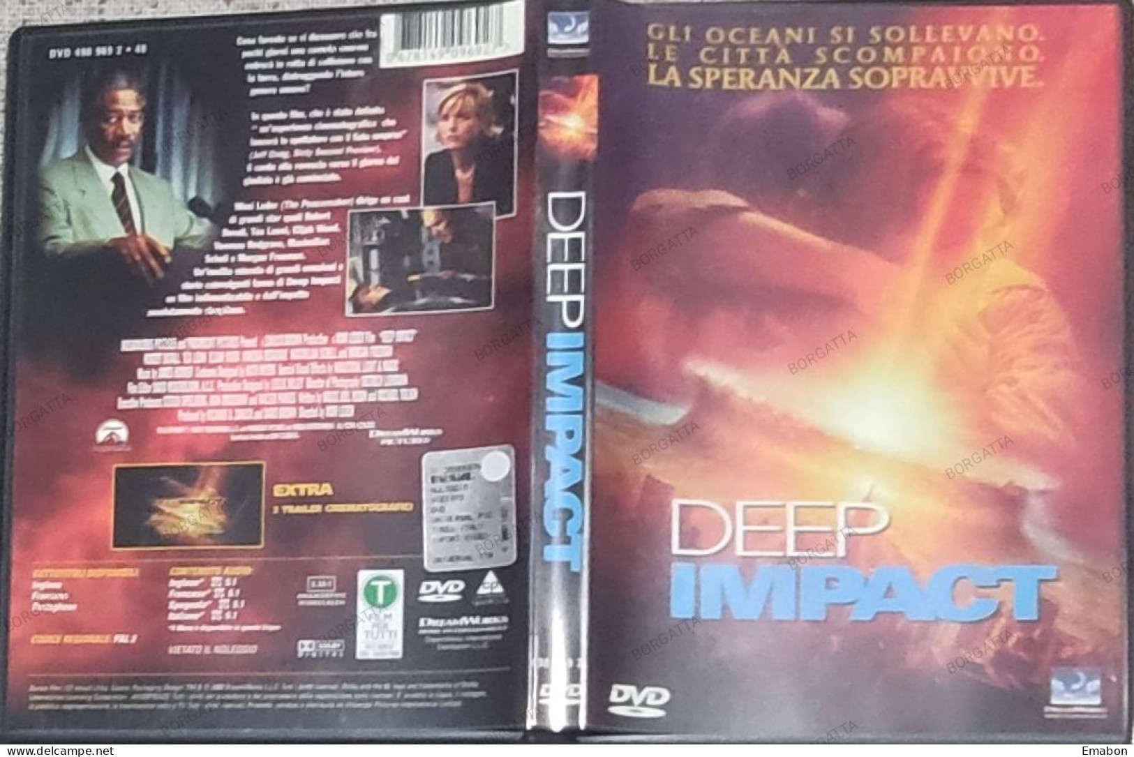 BORGATTA - CATASTROFICO - Dvd DEEP IMPACT - PAL 2 - DREAMWORKS  2000 -  USATO In Buono Stato - Drama