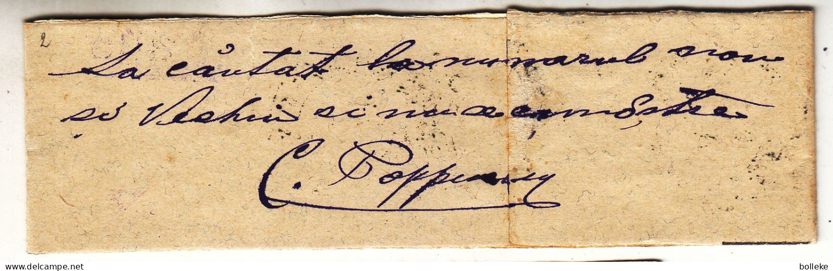 Roumanie - Bande Pour Journeaux - Entier Postal - Oblit Bucuresti - Exp Vers Laeo  ? - Briefe U. Dokumente