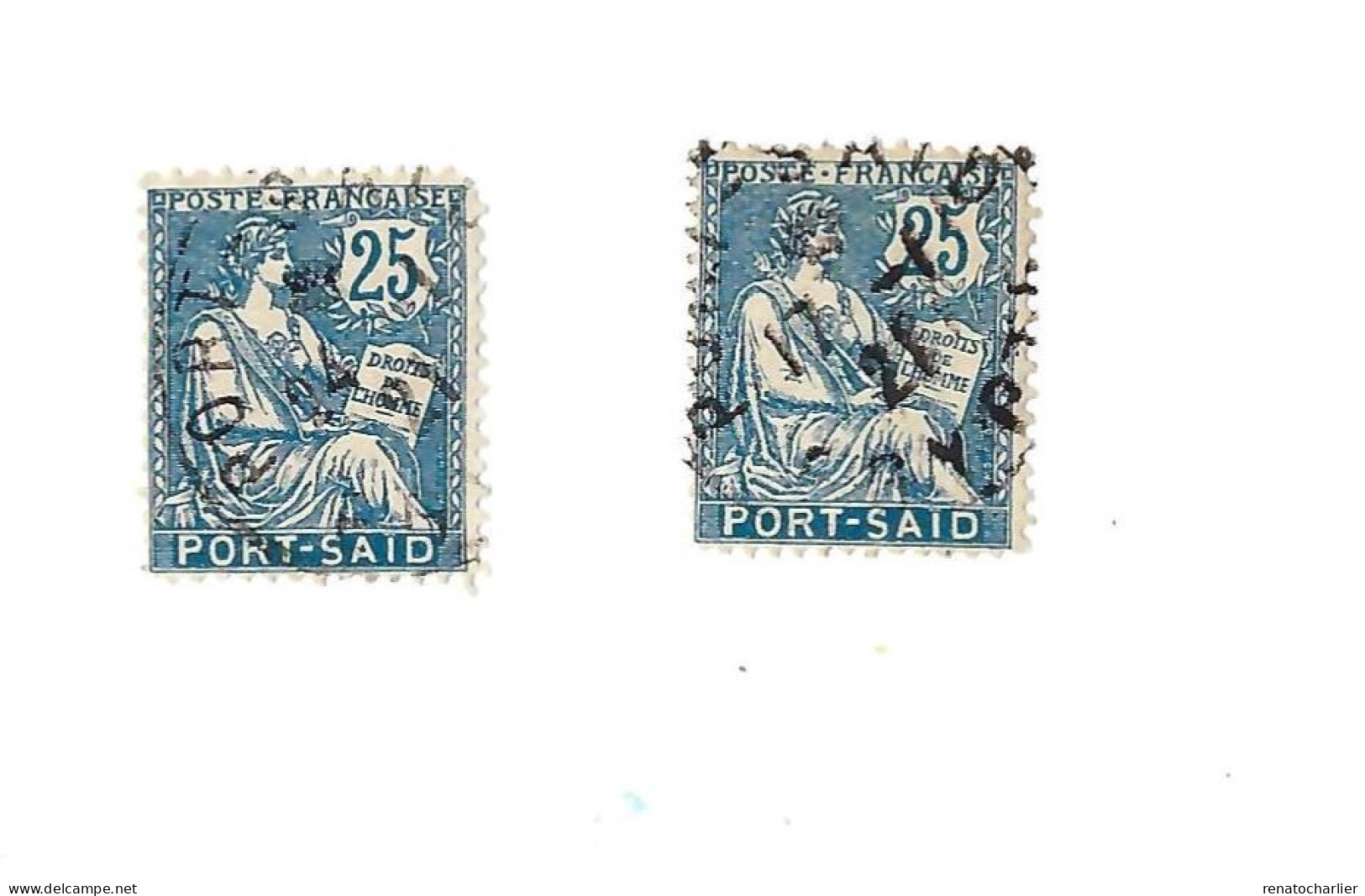 Type Mouchon.2 Exemplaires. - Used Stamps
