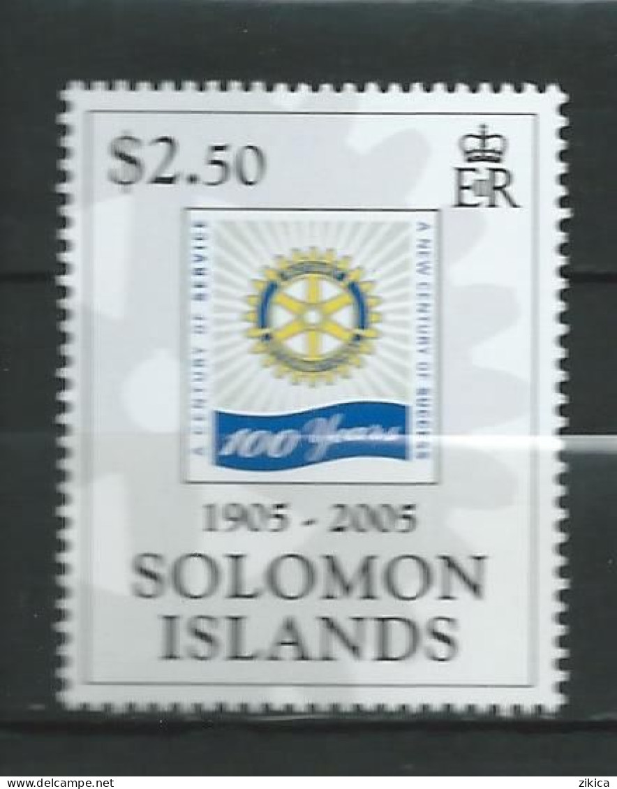 Solomon Islands - 2005 The 100th Ann. Of Rotary MNH** - Islas Salomón (1978-...)