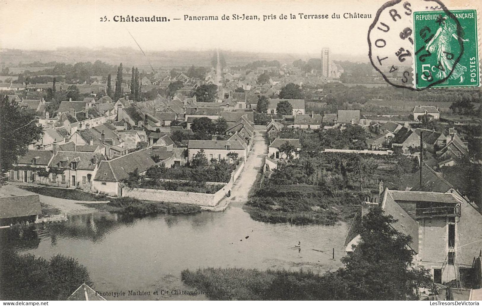 FRANCE - Châteaudun - Panorama De St Jean Pris De La Terrasse Du Château - Carte Postale Ancienne - Chateaudun