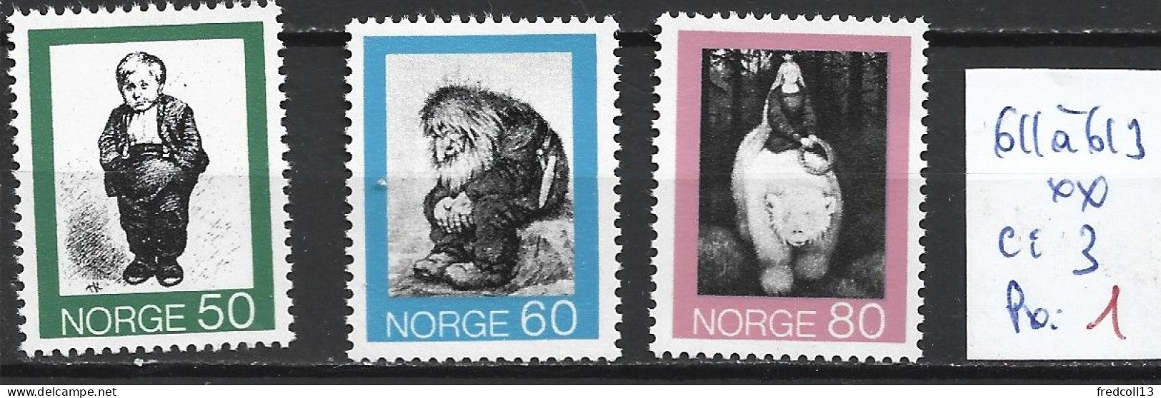 NORVEGE 611 à 13 ** Côte 3 € - Neufs