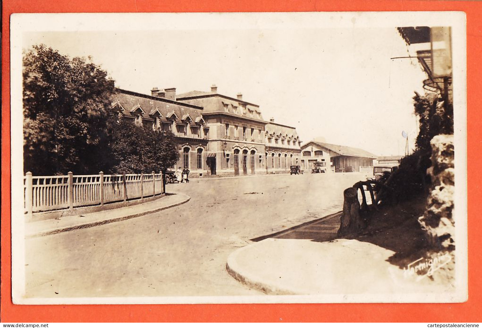 30956 / JARNY 54-Meurthe-Moselle Extérieur Gare 1940s Photo-Bromure HARMIGNIES 2 - Jarny
