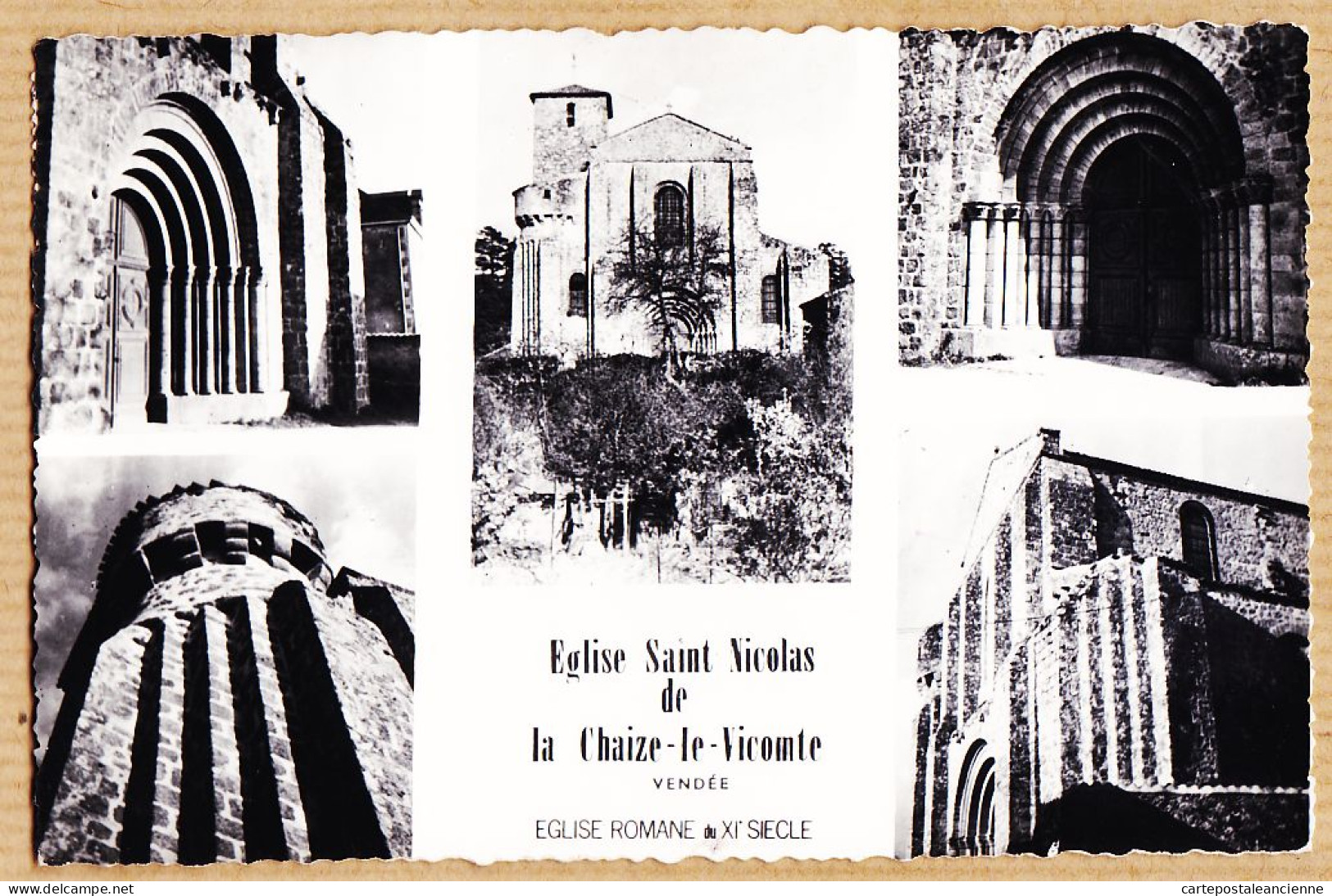 30620 / LA CHAIZE-le-VICOMTE 85-Vendée Eglise SAINT-NICOLAS St Multivues 1960 à Lucien JAULIN La Mothe Achard  - La Chaize Le Vicomte