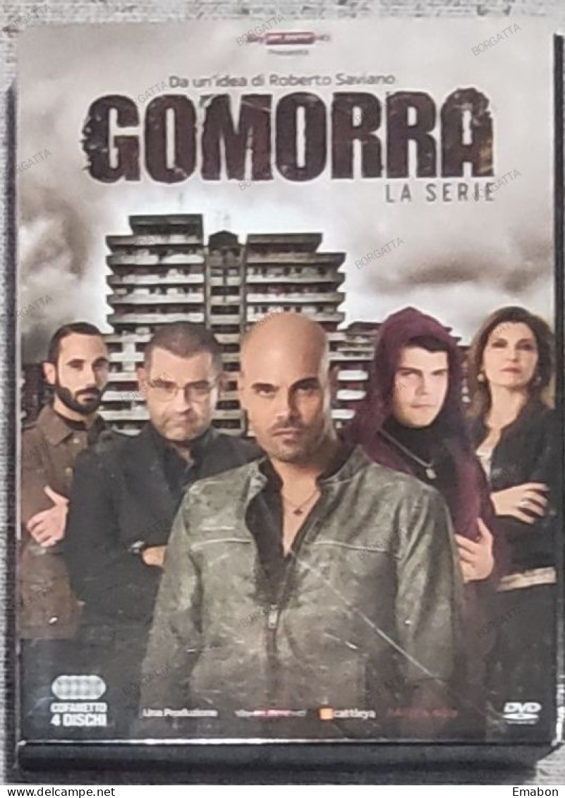 BORGATTA - MAFIA - 4 Dvd  " GOMORRA LA SERIE " ROBERTO SAVIANO - PAL 2 - 20THFOX 2014 -  USATO In Buono Stato - TV Shows & Series