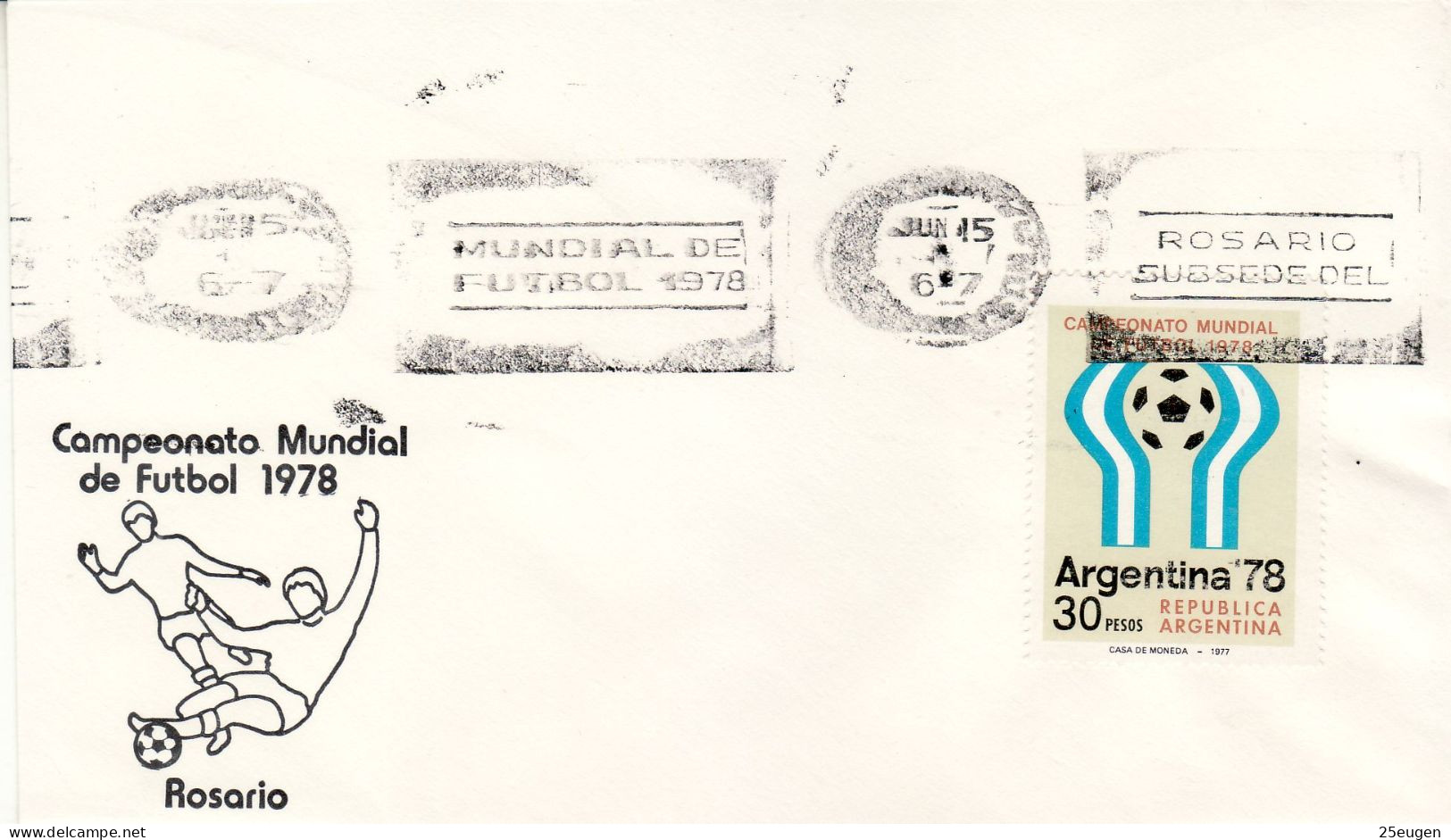 ARGENTINA 1978 COMMEMORATIVE COVER - 1978 – Argentine