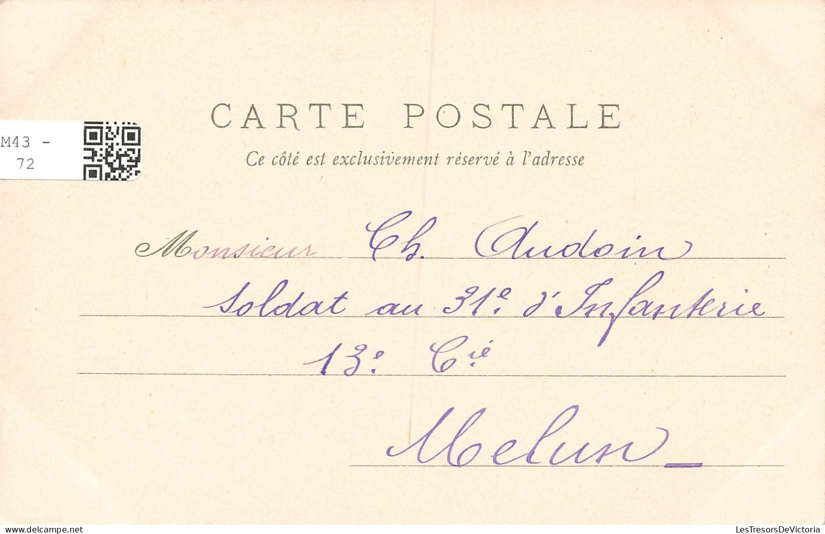 FANTAISIES - La Lettre Là Me R'tourne Comme Un'salade - Carte Postale Ancienne - Männer