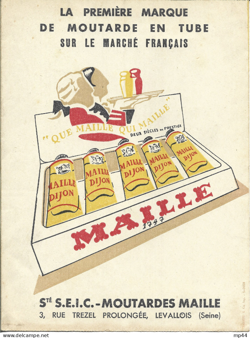 1M1 -- Protège-cahier MAILLE Illustration Chesnot - Mostard