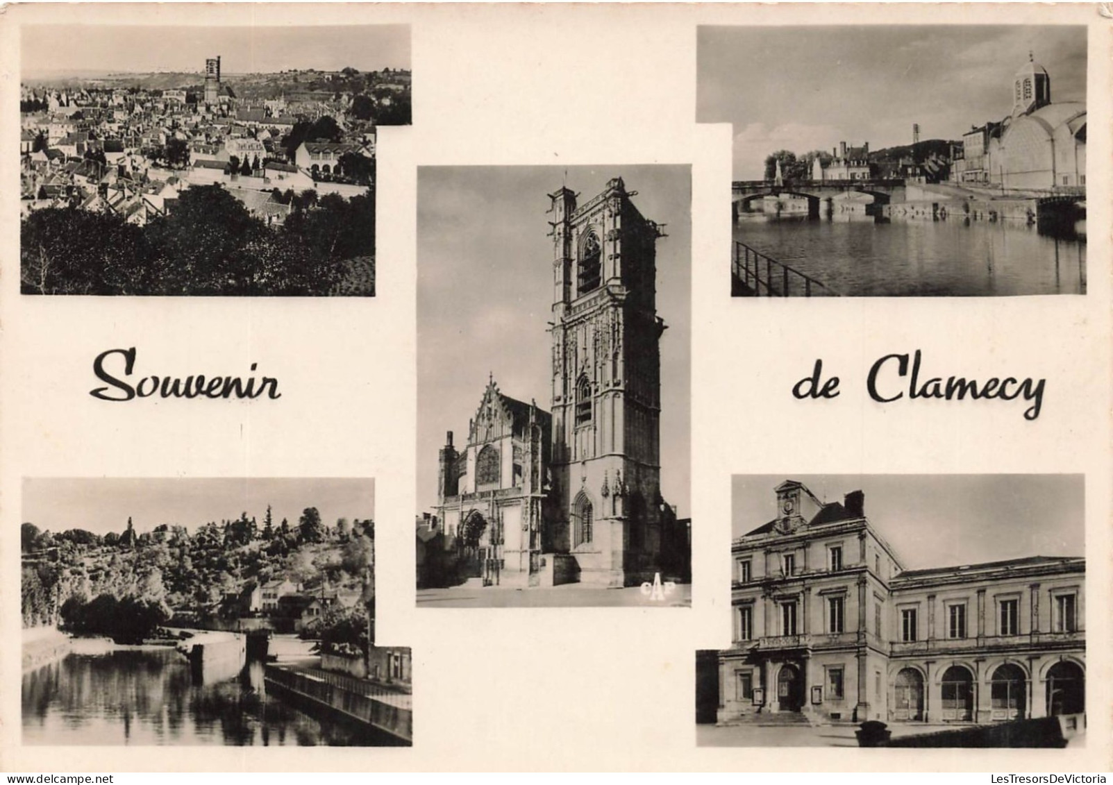 FRANCE - Clamecy - Souvenir De Clamecy - Multivues De Différents Endroits Sur Clamecy - Carte Postale Ancienne - Clamecy