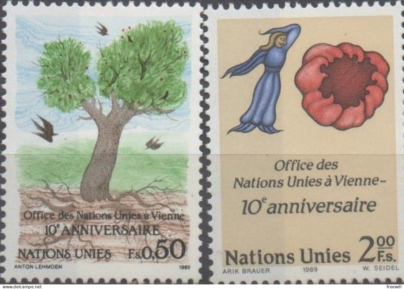 Bureau De Vienne 1989 XXX - Unused Stamps