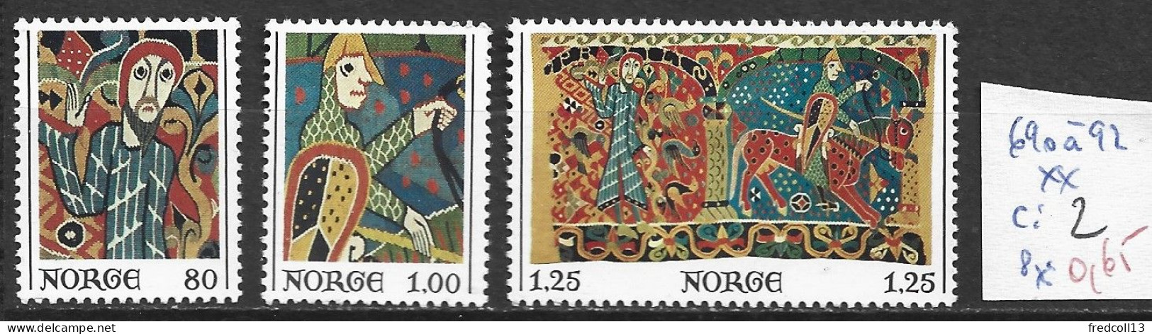 NORVEGE 690 à 92 ** Côte 2 € - Unused Stamps