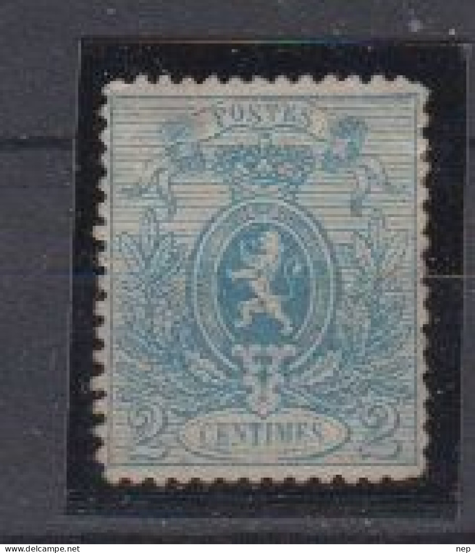 BELGIË - OBP - 1866/67 - Nr 24 (T/D 14 1/2 X 14)(Goede Centrage + 150%) - (*) - 1866-1867 Coat Of Arms