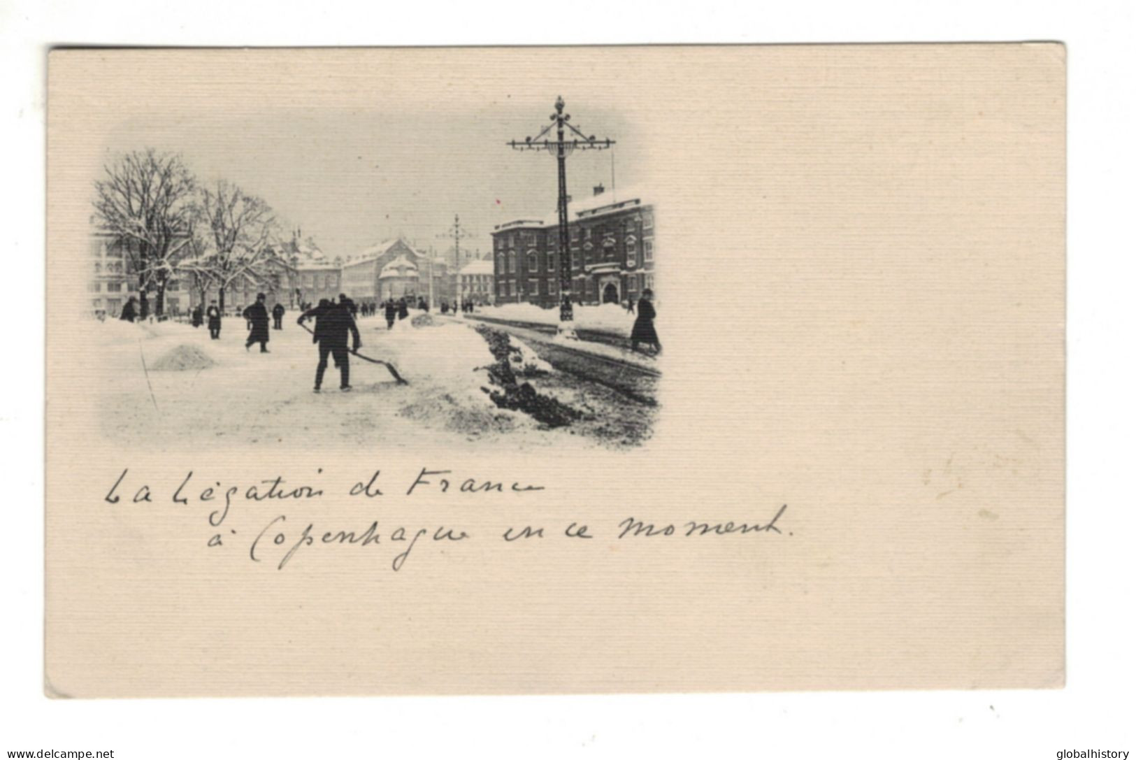 DH1774 - DENMARK - COPENHAGEN  - FRENCH EMBASSY - WINTER SCENE - Denmark