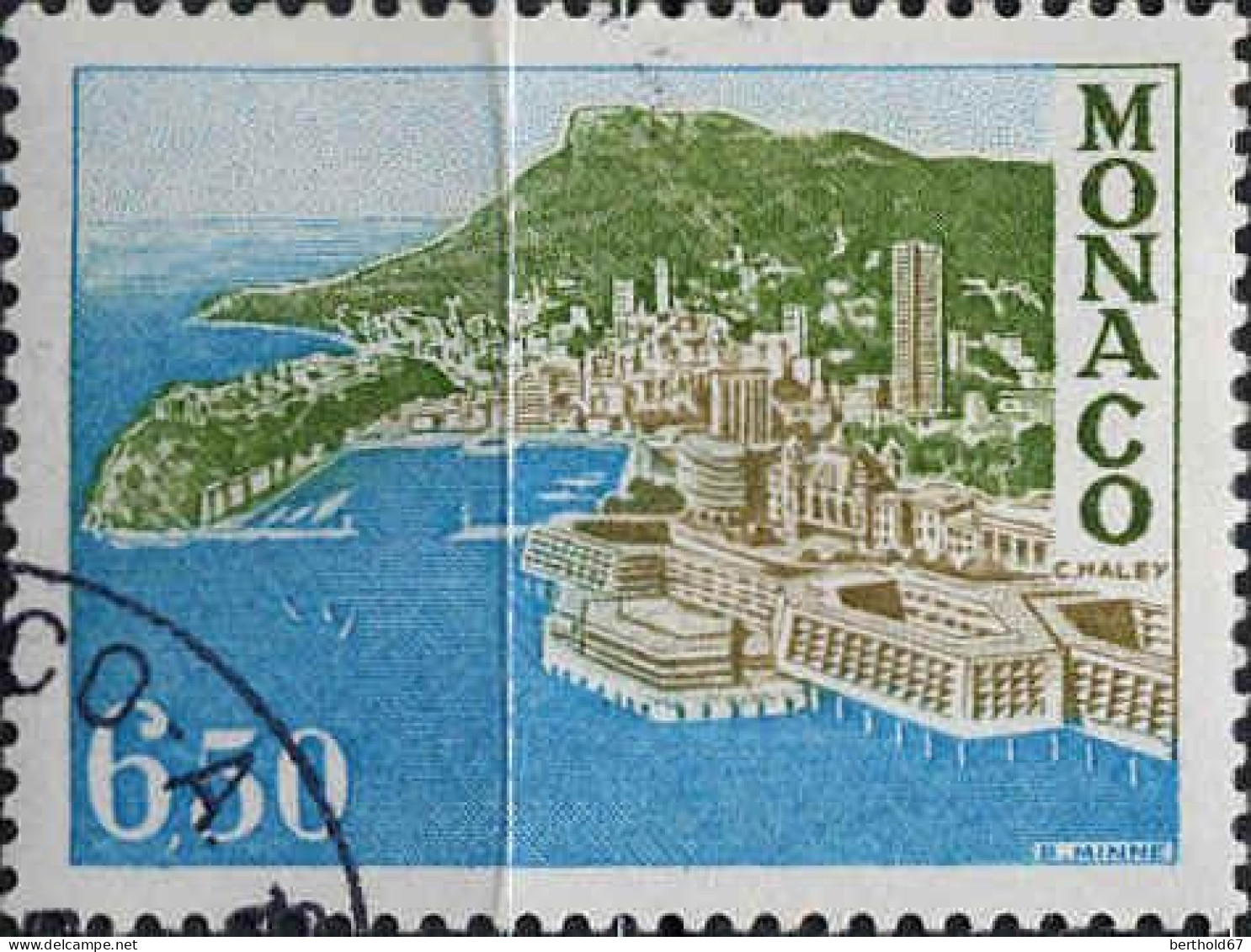 Monaco Poste Obl Yv:1151 Mi:1335 Centre Des Congrès (TB Cachet Rond) - Usados