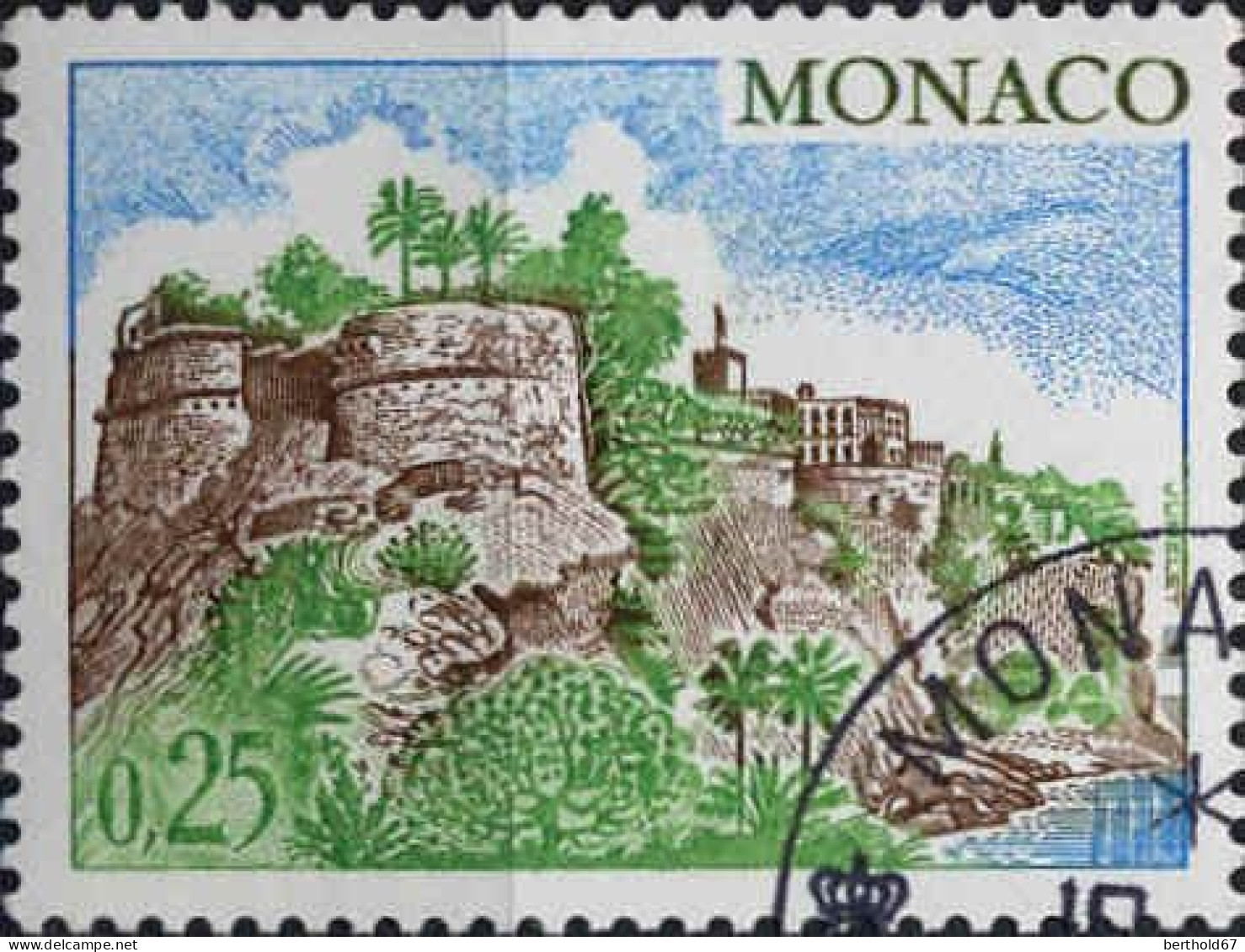 Monaco Poste Obl Yv:1147 Mi:1331 Tour De Tout Les Saints (TB Cachet Rond) - Usados