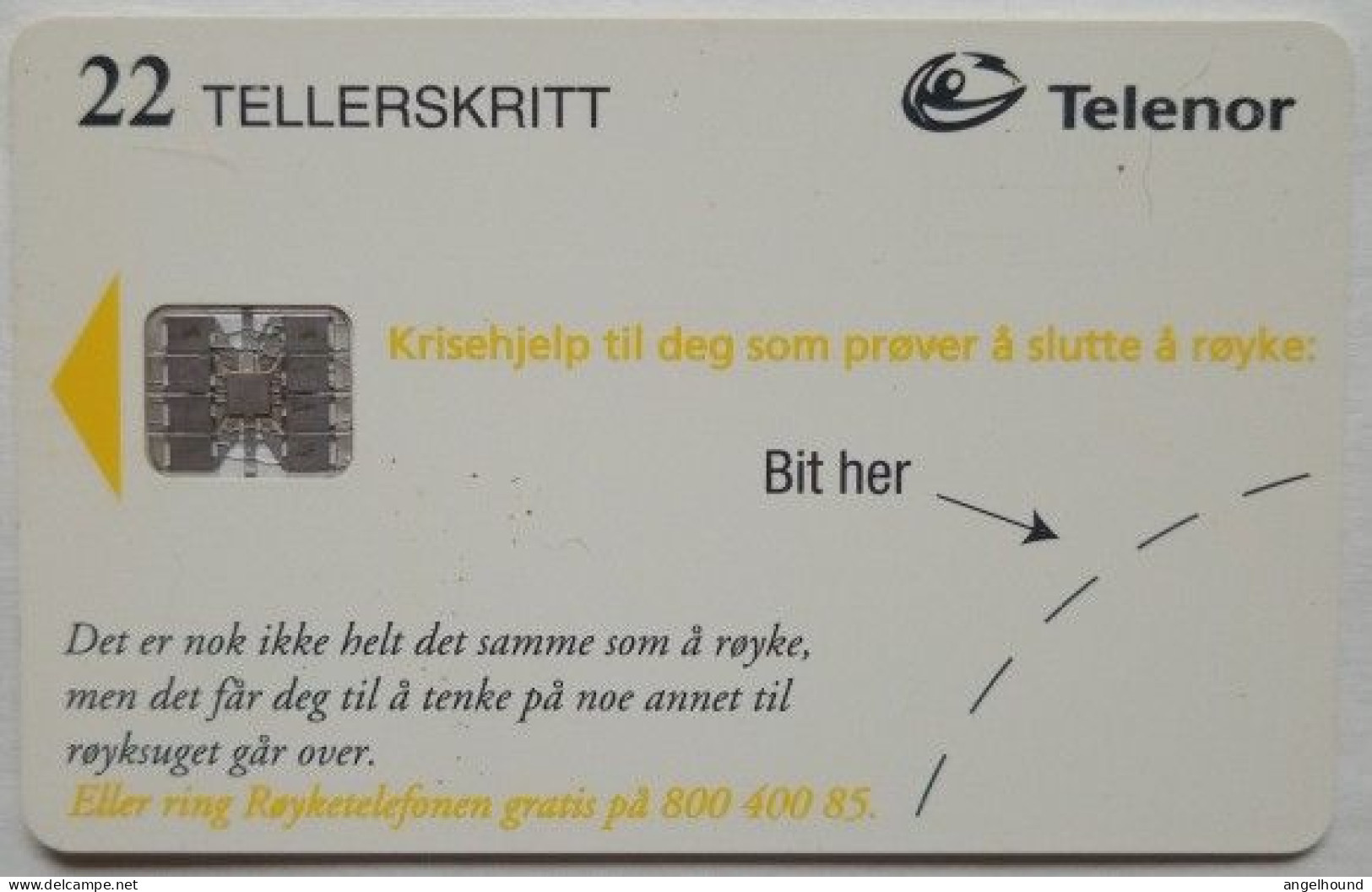 Norway 22 Units Chip Card - Royketelefonen ( N-139 2/99 ) - Norvegia