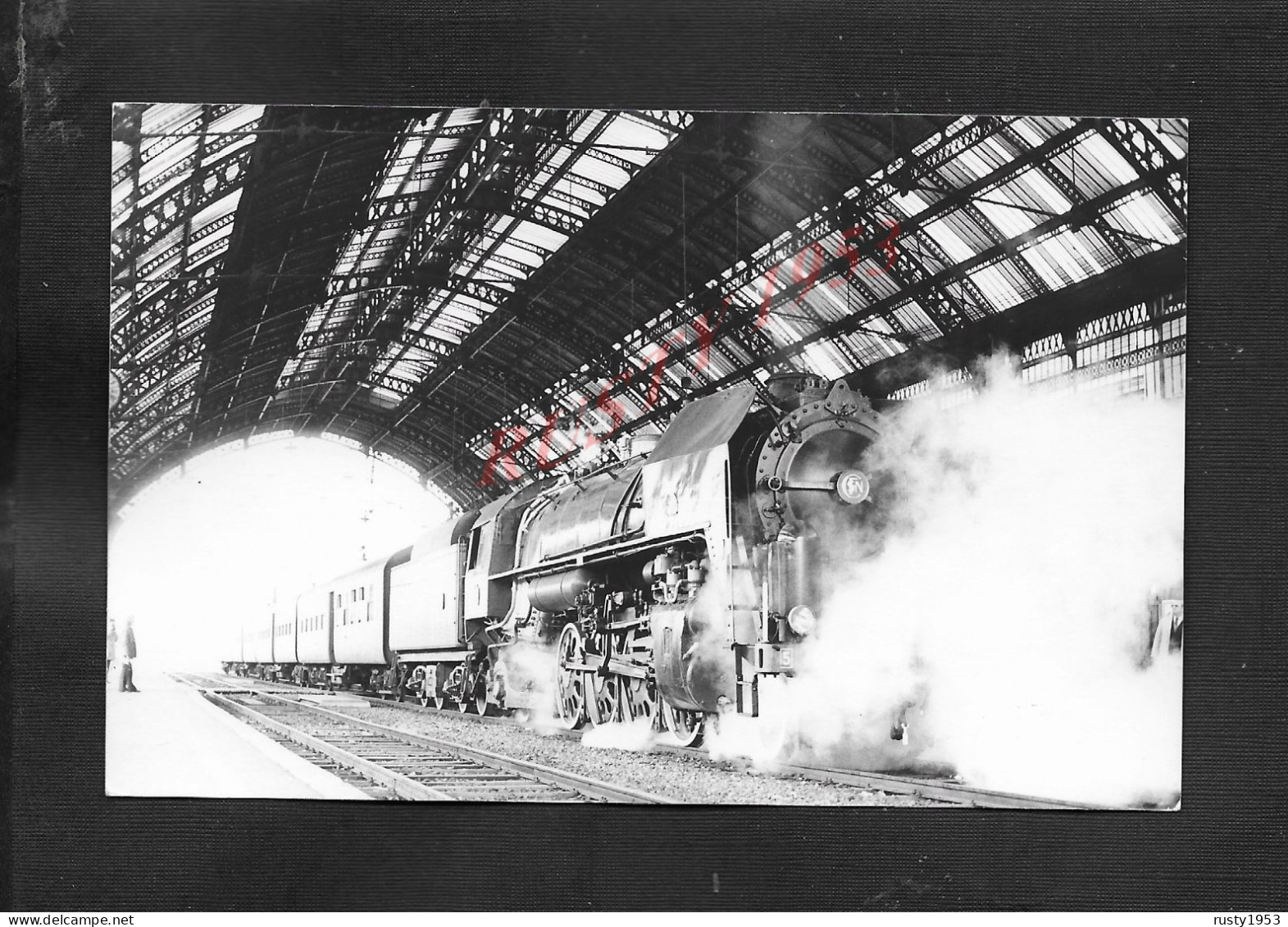 CHEMIN DE FER PHOTO 14X9 CLICHÉ JEAN CLAUDE FRIONNET  LOCOMOTIVE GARE TRAIN HONGRIE BUDAPEST : - Railway