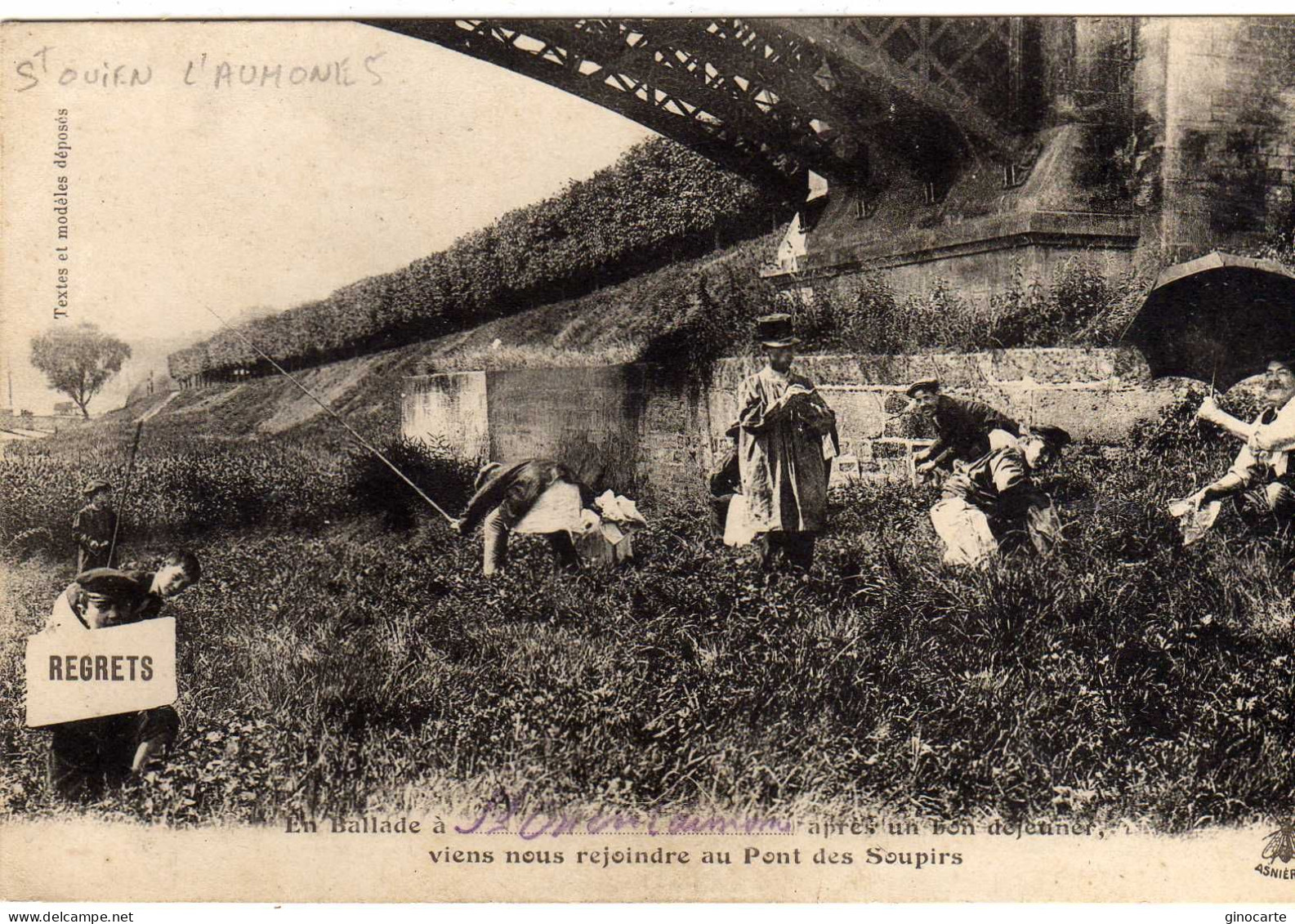 St Saint Ouen L'aumone Viens Nous Rejoindre Au Pont Des Soupirs - Saint-Ouen-l'Aumône