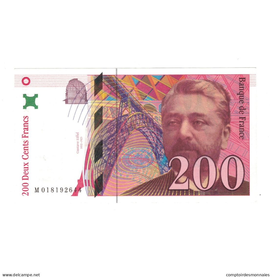 France, 200 Francs, Eiffel, 1996, M018192644, TTB, Fayette:75.02, KM:159a - 200 F 1995-1999 ''Eiffel''