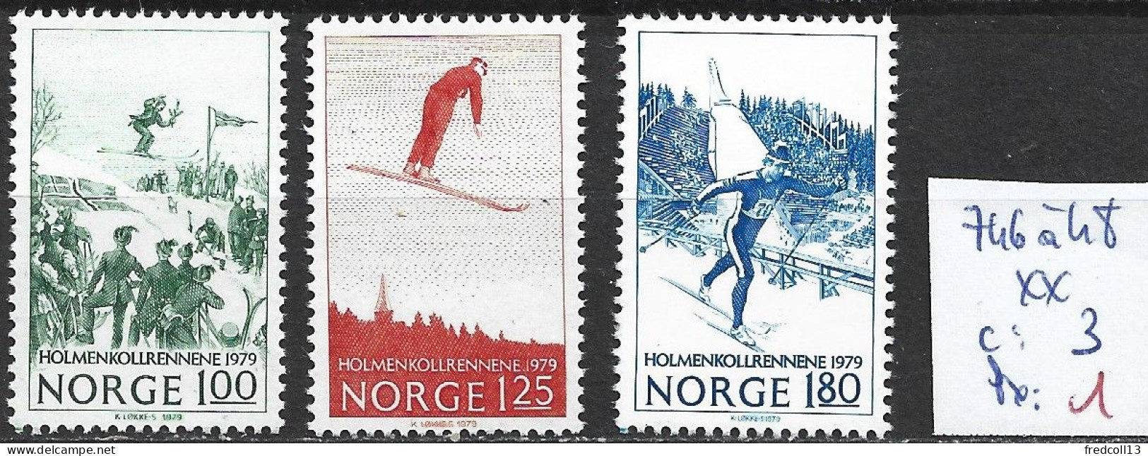 NORVEGE 746 à 48 ** Côte 3 € - Ungebraucht