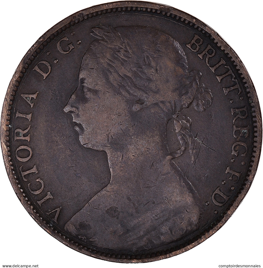 Monnaie, Grande-Bretagne, Penny, 1884 - D. 1 Penny