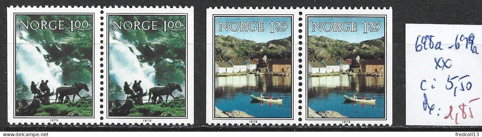 NORVEGE 698a-699a ** Côte 5.50 € - Unused Stamps