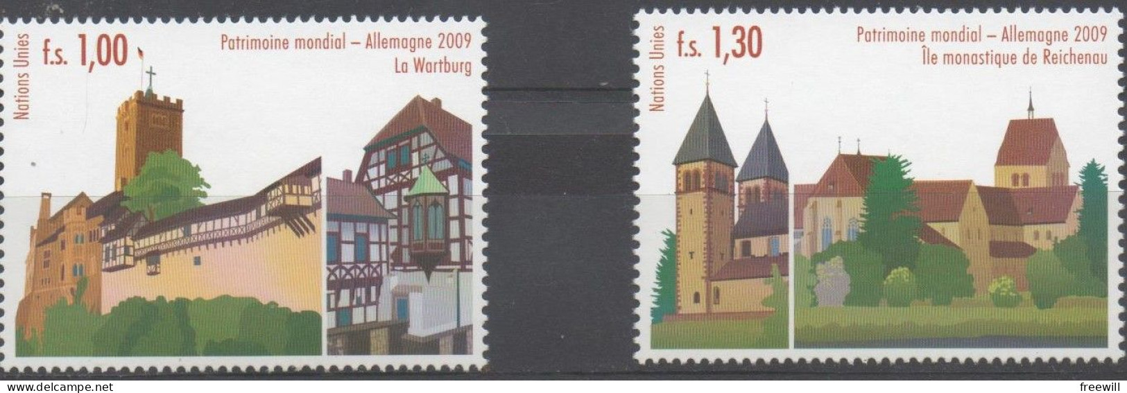 Allemagne , Patrimoine Mondial De L' Himanité 2009 XXX - Neufs