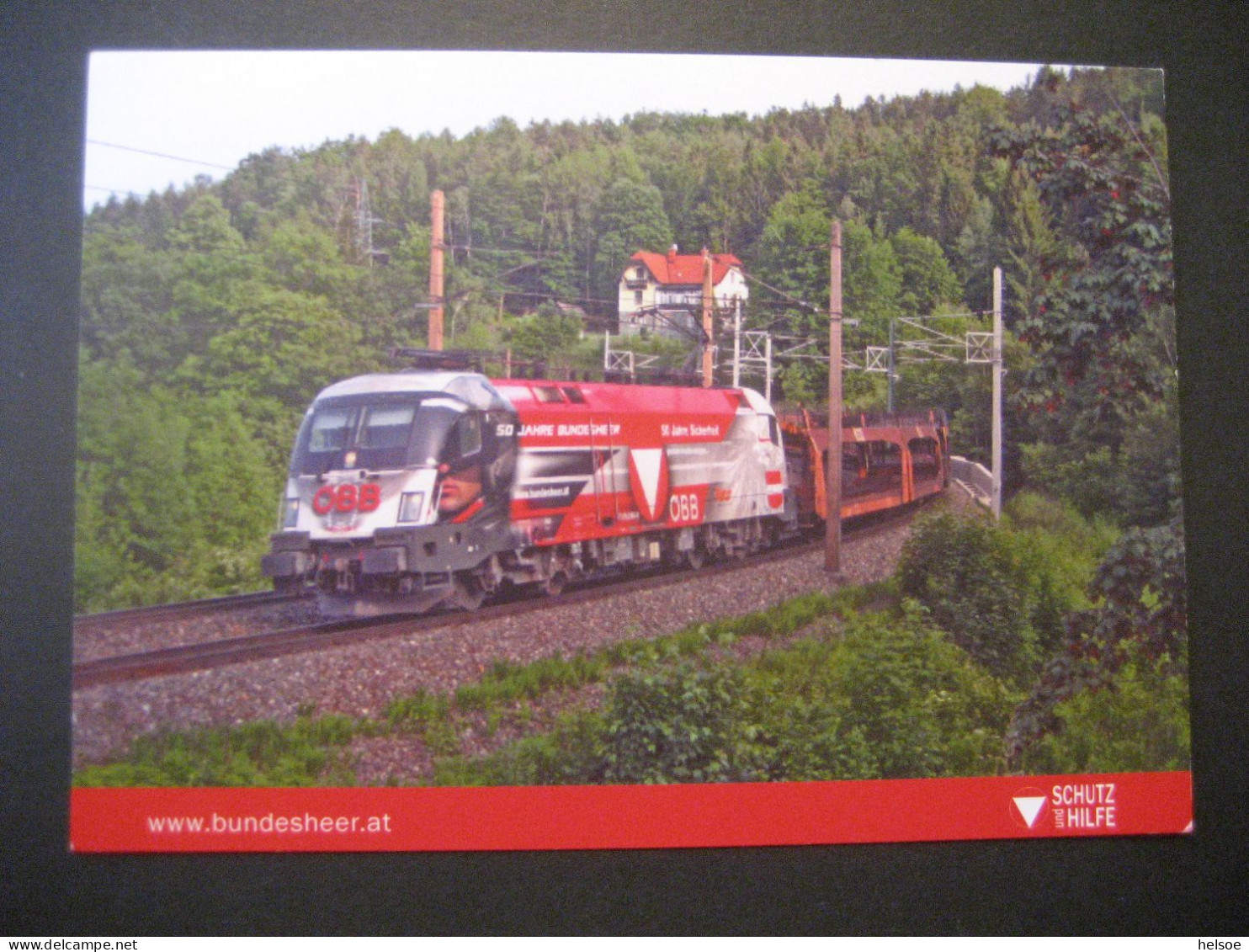 Österreich 2014- Worldwide Stamp Service Auf Karte "160 Jahre Semmering Eisenbahn" - Persoonlijke Postzegels