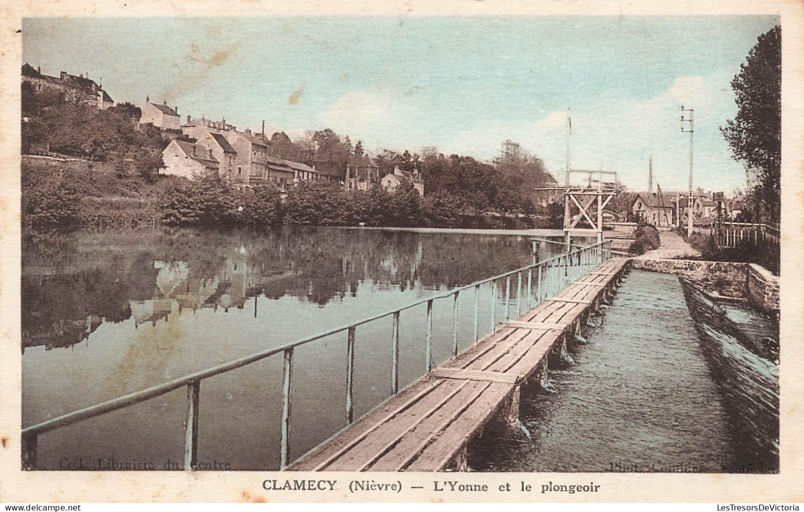 FRANCE - Clamecy (Nièvre) - Vue Générale Sur L'Yonne Et Le Plongeoir - Carte Postale Ancienne - Clamecy