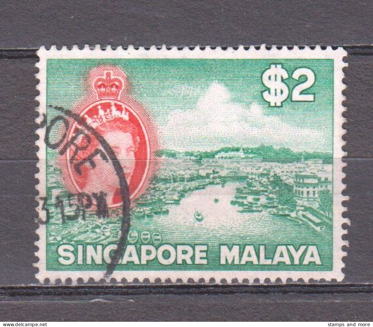 Singapore 1955 Mi 41 Canceled (4) - Singapour (...-1959)