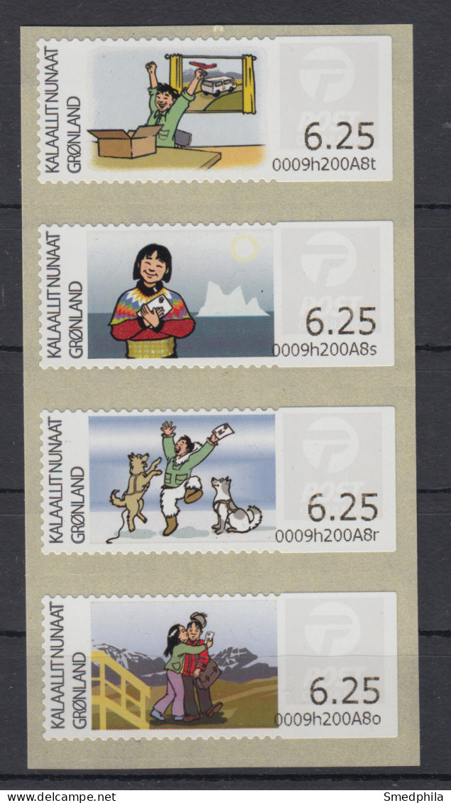 Greenland 2009 - Machine Stamps Michel ATM 1-4 MNH ** - Machine Stamps