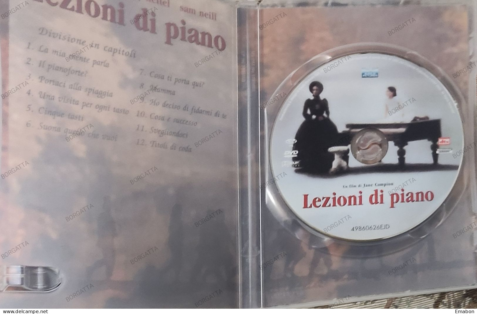 BORGATTA - DRAMMA - Dvd  " LEZIONI DI PIANO  " HUNTER, KEITEL ,NEIL - PAL 2 - EAGLE 2002 -  USATO In Buono Stato - Dramma