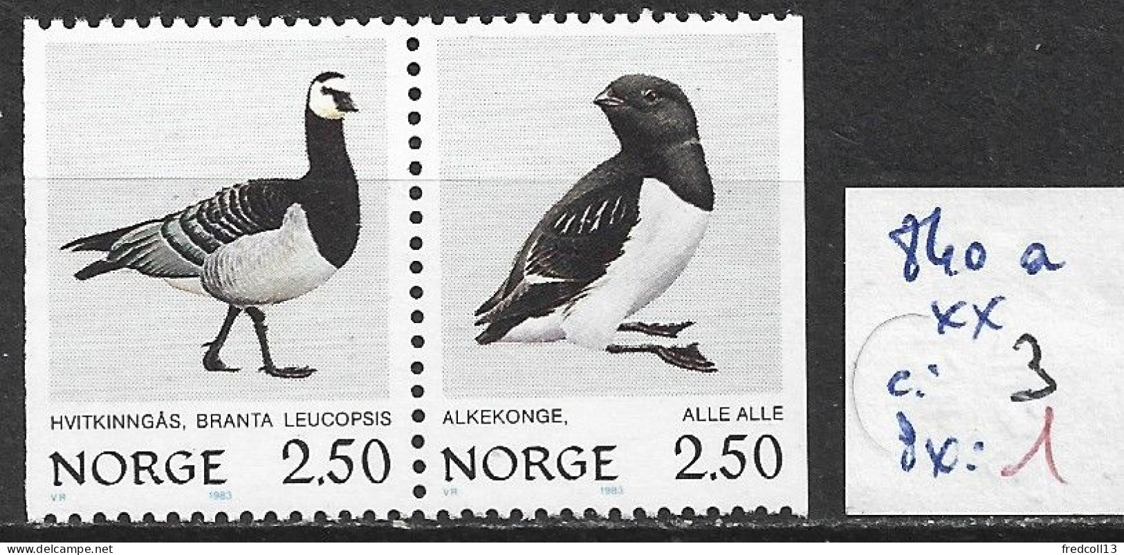 NORVEGE 840a ** Côte 3 € - Unused Stamps