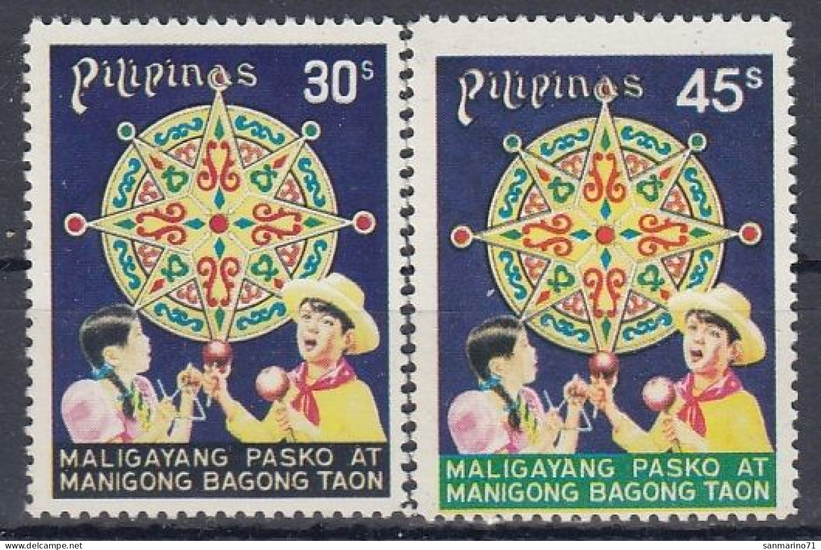 PHILIPPINES 1209-1210,unused - Unused Stamps