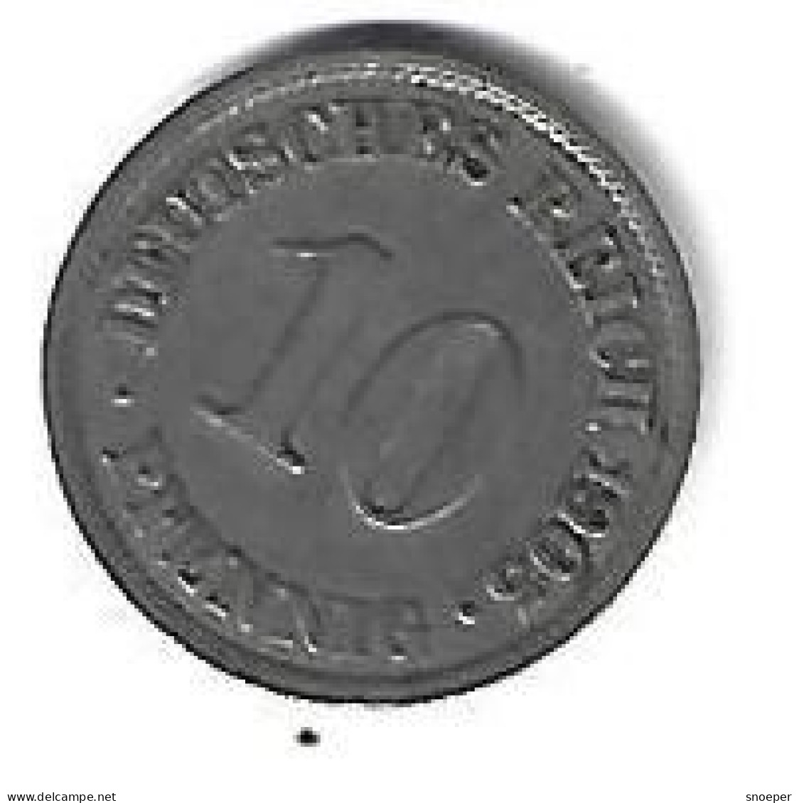 *empire 10  Pfennig  1905  A   Km  12    Vf+ - 10 Pfennig