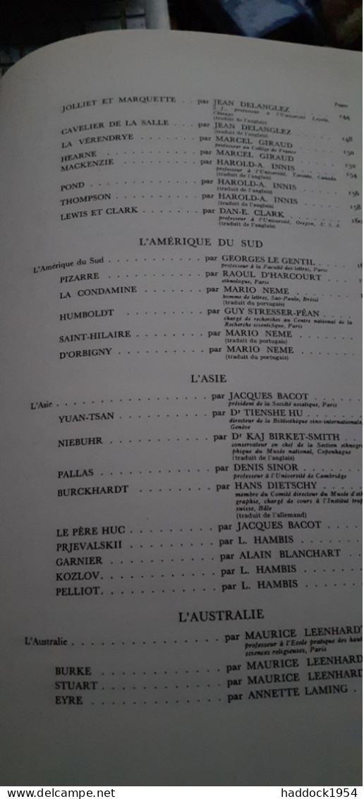 Les explorateurs célèbres André LEROI-GOURHAN éditions mazenod 1965