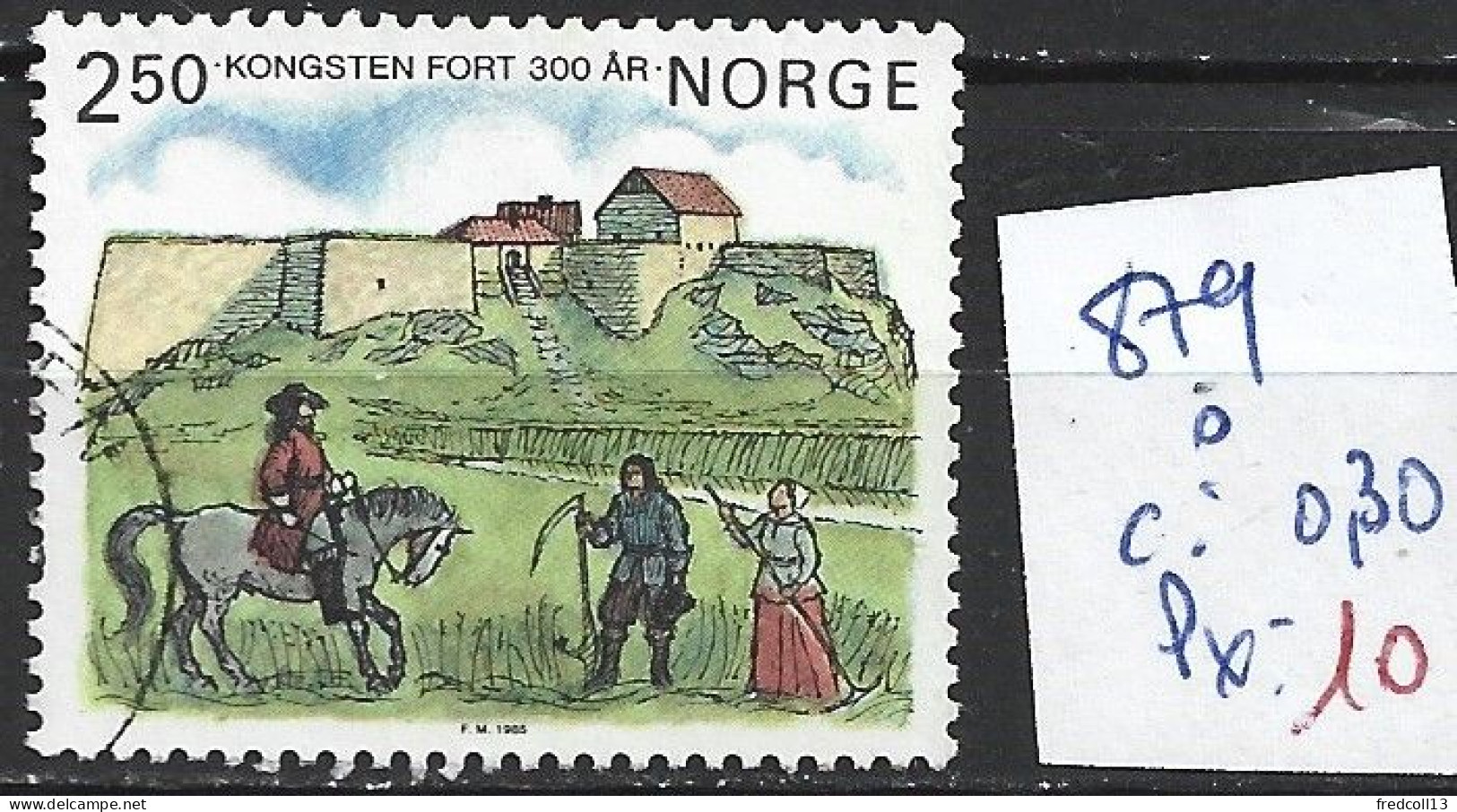 NORVEGE 879 Oblitéré Côte 0.30 € - Usados