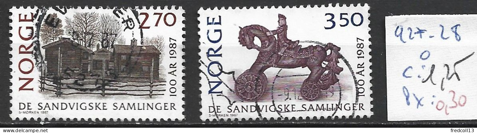 NORVEGE 927-28 Oblitérés Côte 1.25 € - Used Stamps