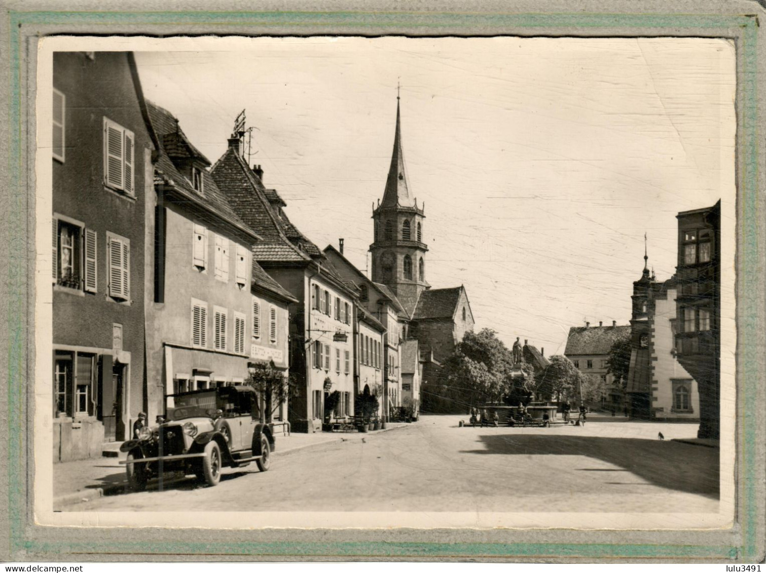 CPSM Dentelée - SOULTZ (68) - Aspect De La Place De La République En 1953 - Soultz