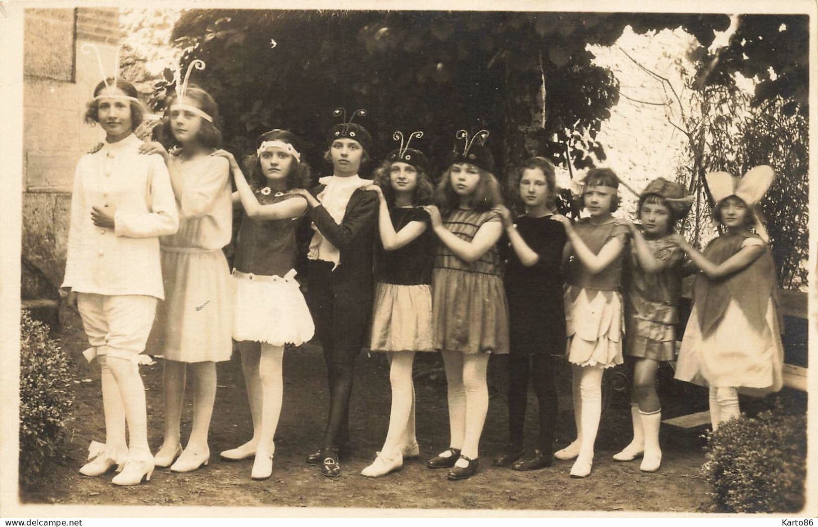 Luzech * Carte Photo Photographe De Cahors * Les Petites Danseuses De Luzech - Luzech