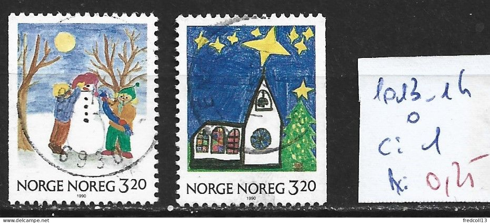 NORVEGE 1013-14 Oblitéré Côte 1 € - Oblitérés