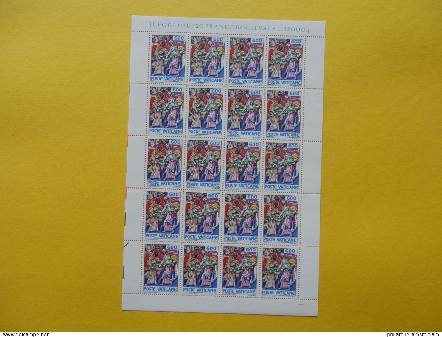 Vatican 1985, FULL SHEETS / SAN METODIO: Mi 867-69, ** - Neufs