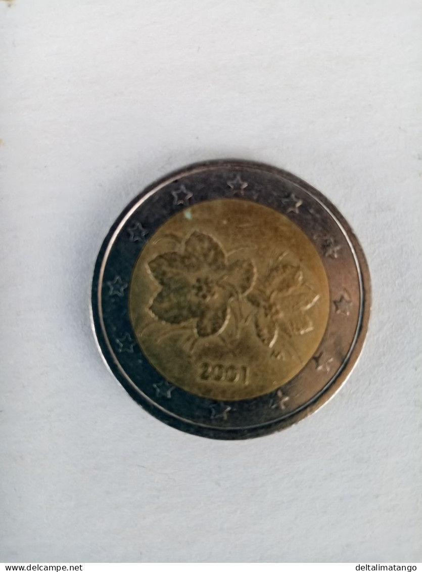 Tre Monete Commemorative Due Euro Circolate - Finlandia