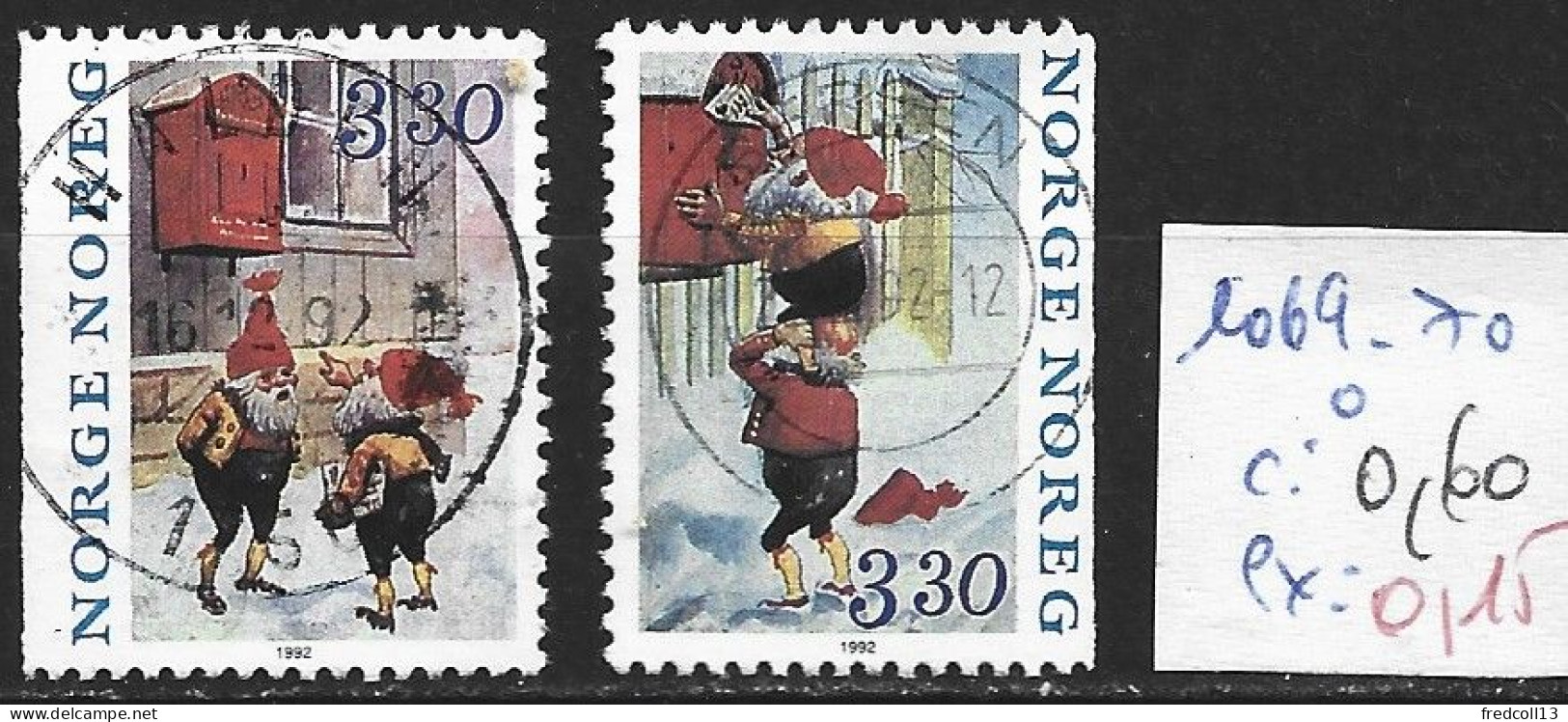 NORVEGE 1069-70 Oblitérés Côte 0.60 € - Used Stamps