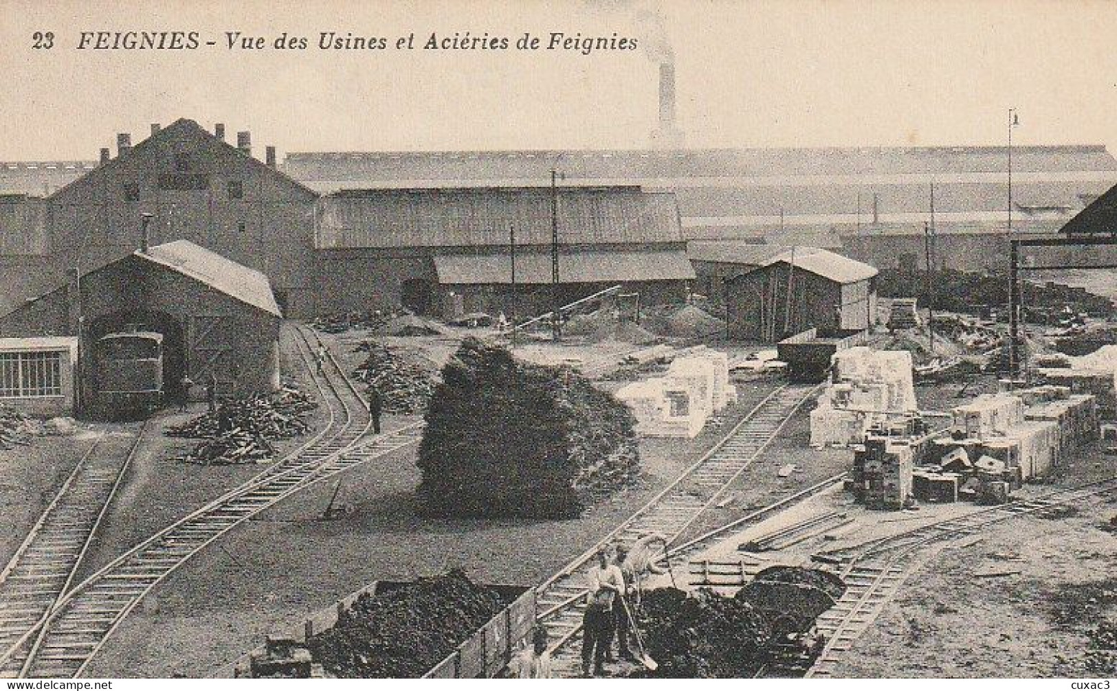 59 - Feignies - Vue Usines Et Aciéries De Feignies - Feignies